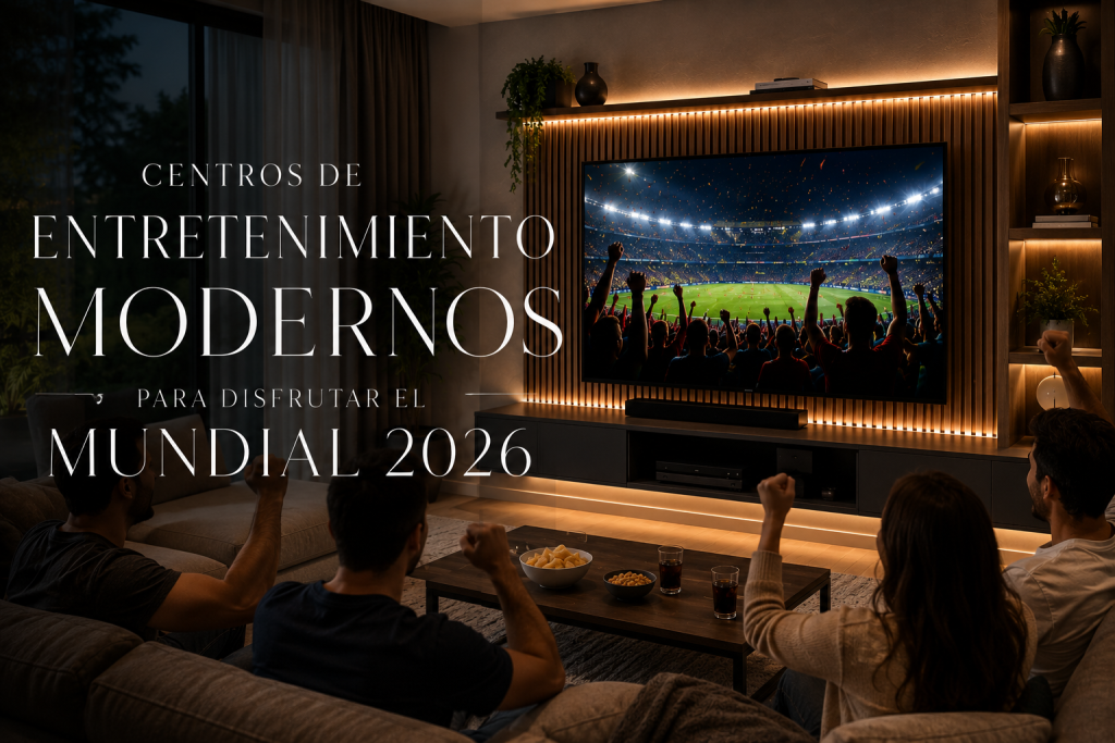 Centros de entretenimiento modernos para disfrutar el Mundial 2026
